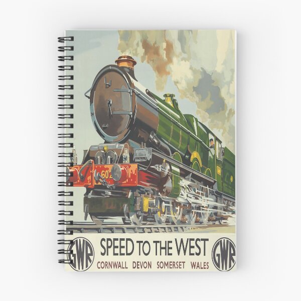 Item preview, GWR Speed to the West vintage travel poster designed and sold by stickart-marek.