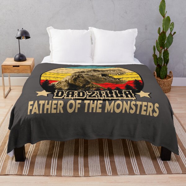 Item preview, dadzilla Father Of The Monsters Retro Vintage Sunset designed and sold by YouHappyMyHappy.
