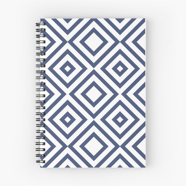 Item preview, Blue squares pattern designed and sold by hexdecor.