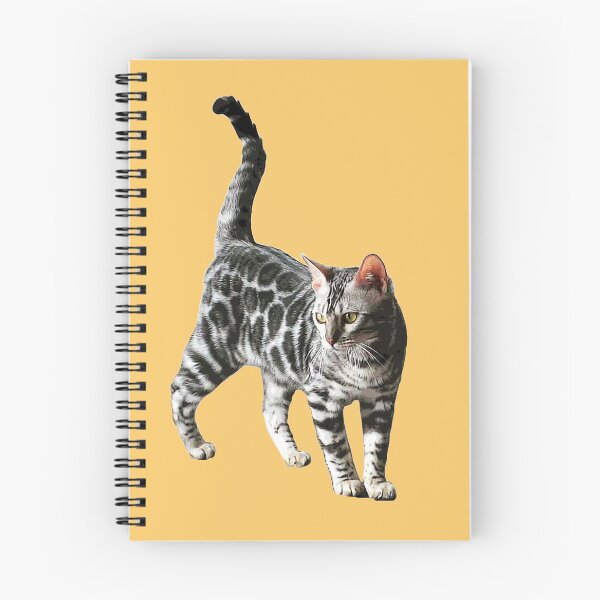 Item preview, Bengal Cat Kitten Silver Spotted Beauty designed and sold by ElegantCat.