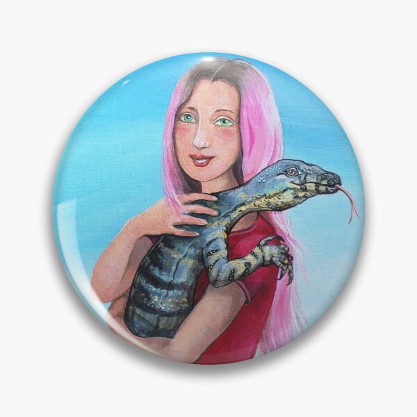 Item preview, Lady Jennifer's Lovely Lizards: Goanna designed and sold by Jennifer Rowlands.