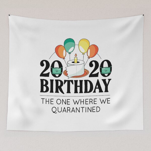 Item preview, Happy Birthday Coronavirus Pandemic COVID 19 COVID-19 Social Distancing designed and sold by Dolalii.
