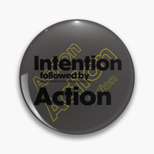 Item preview, Intention and Action designed and sold by Kajusmcr.
