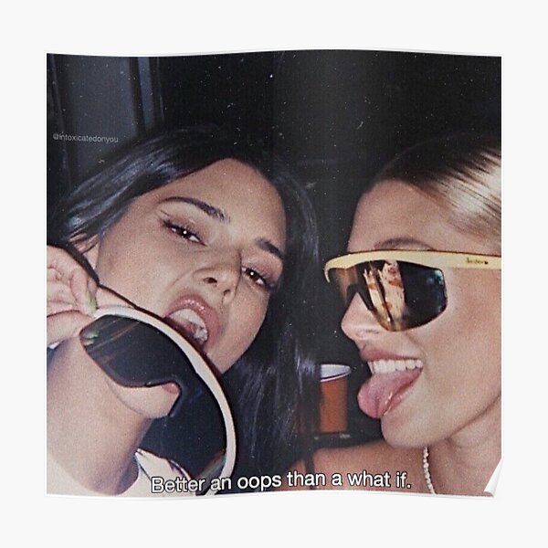 kendall and hailey Poster