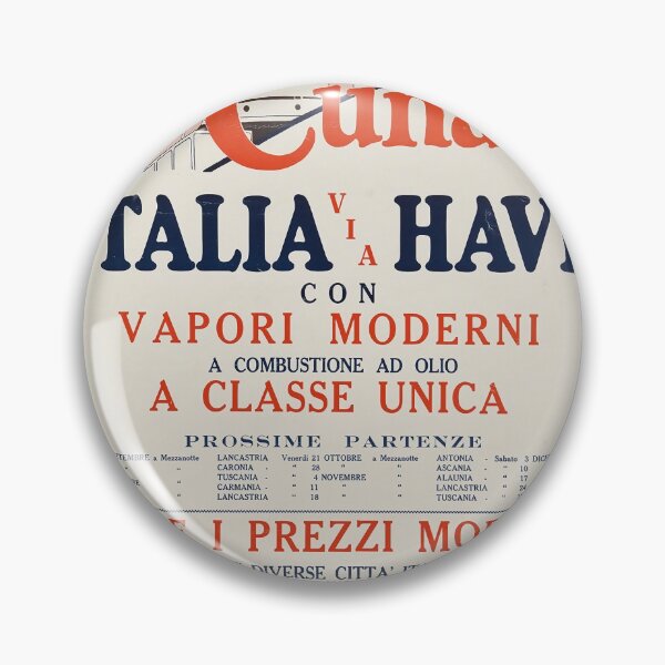 Item preview, Italia via Havre vintage travel poster designed and sold by stickart-marek.
