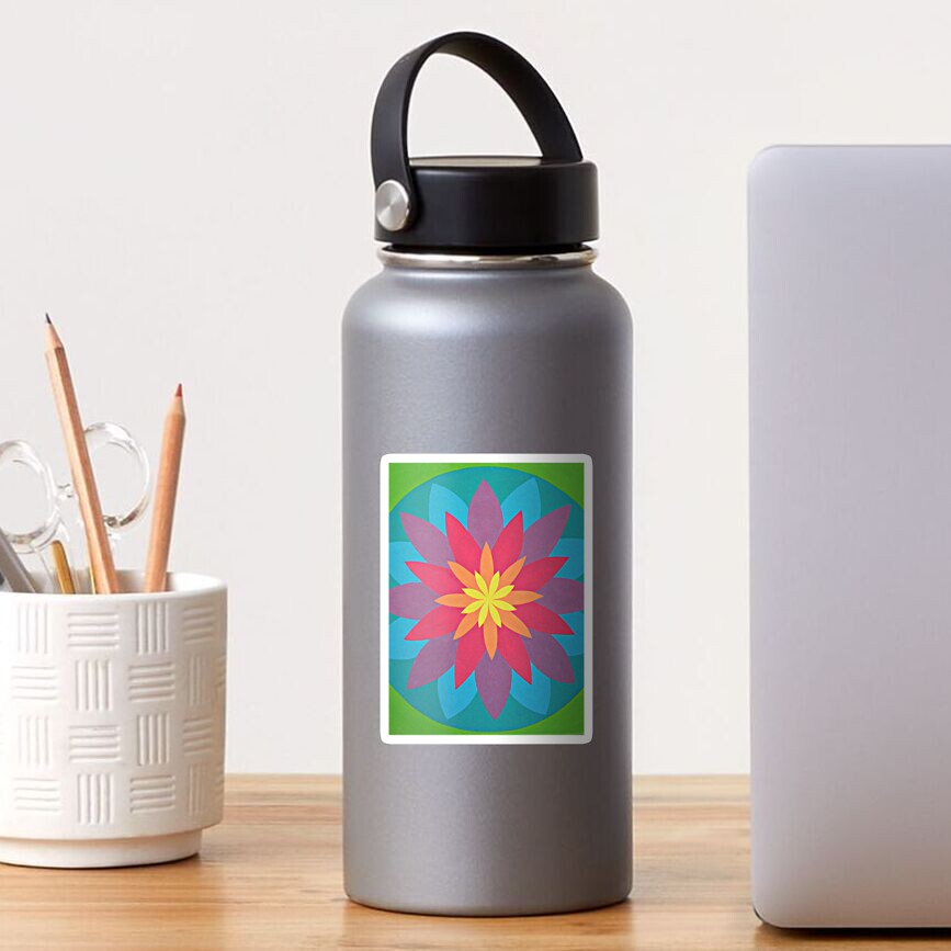 Rainbow Mandala Sticker