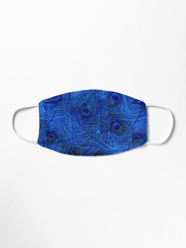 Alternate view of Indigo Peacock Mask