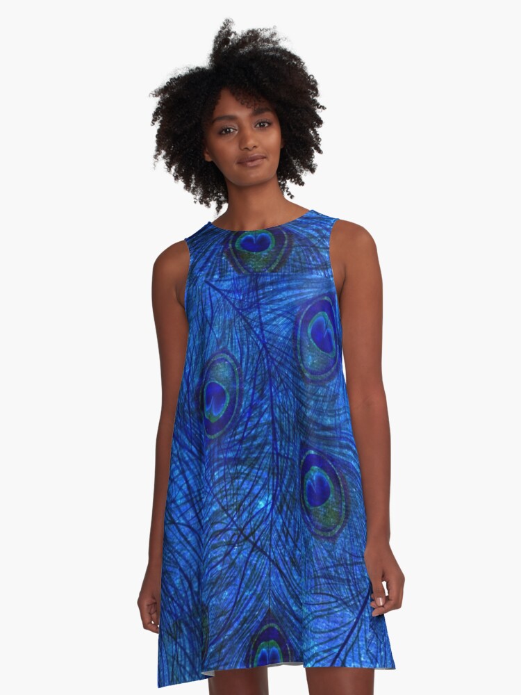 Peacock hotsell cocktail dress