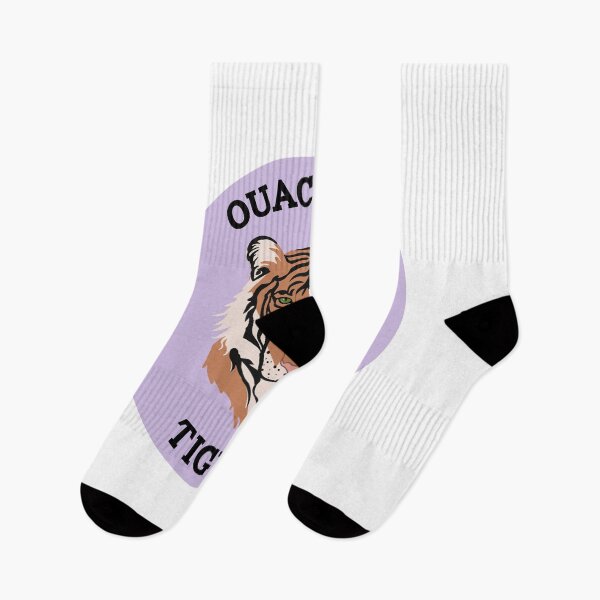 Item preview, Ouachita Tigers circle sticker designed and sold by Madeline McKay.