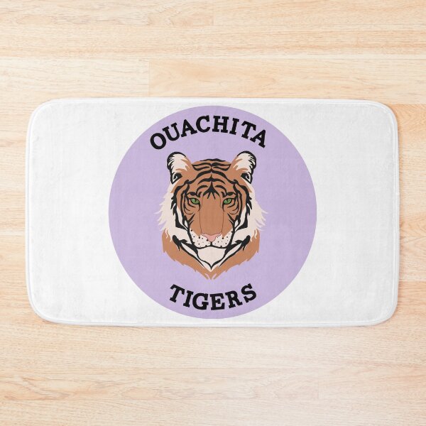 Item preview, Ouachita Tigers circle sticker designed and sold by Madeline McKay.