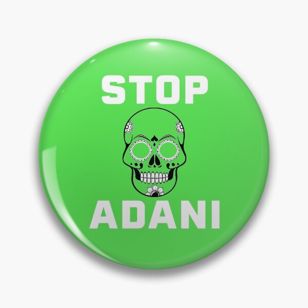 Item preview, Extinction Rebellion - Stop Adani Sugar Skull designed and sold by MandWthings.