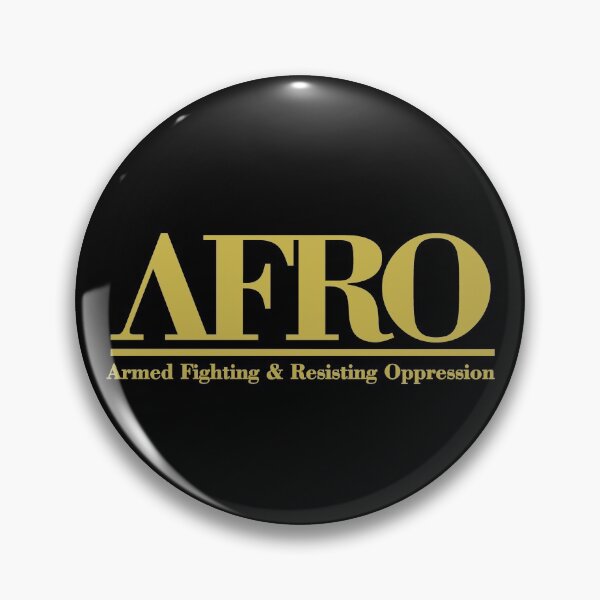 Item preview, A.F.R.O. (Armed Fighting & Resisting Oppression) Gold designed and sold by OKAYIGOTIT.