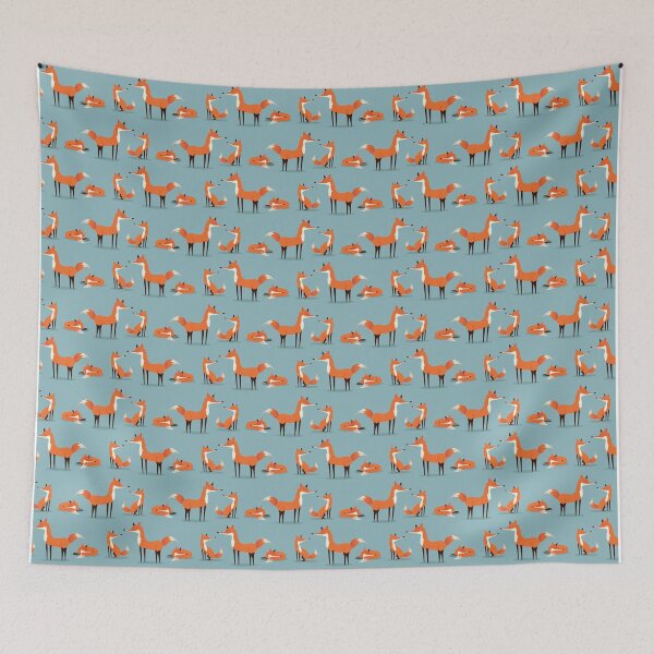 Item preview, Cute Fox Pattern designed and sold by LushCatDesign.