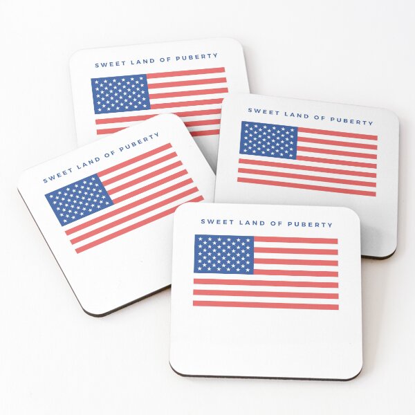Item preview, America: Sweet land of Puberty designed and sold by TextyQuotes.