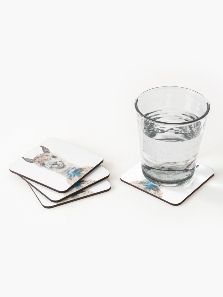 Alternate view of Llama Latte Coasters (Set of 4)