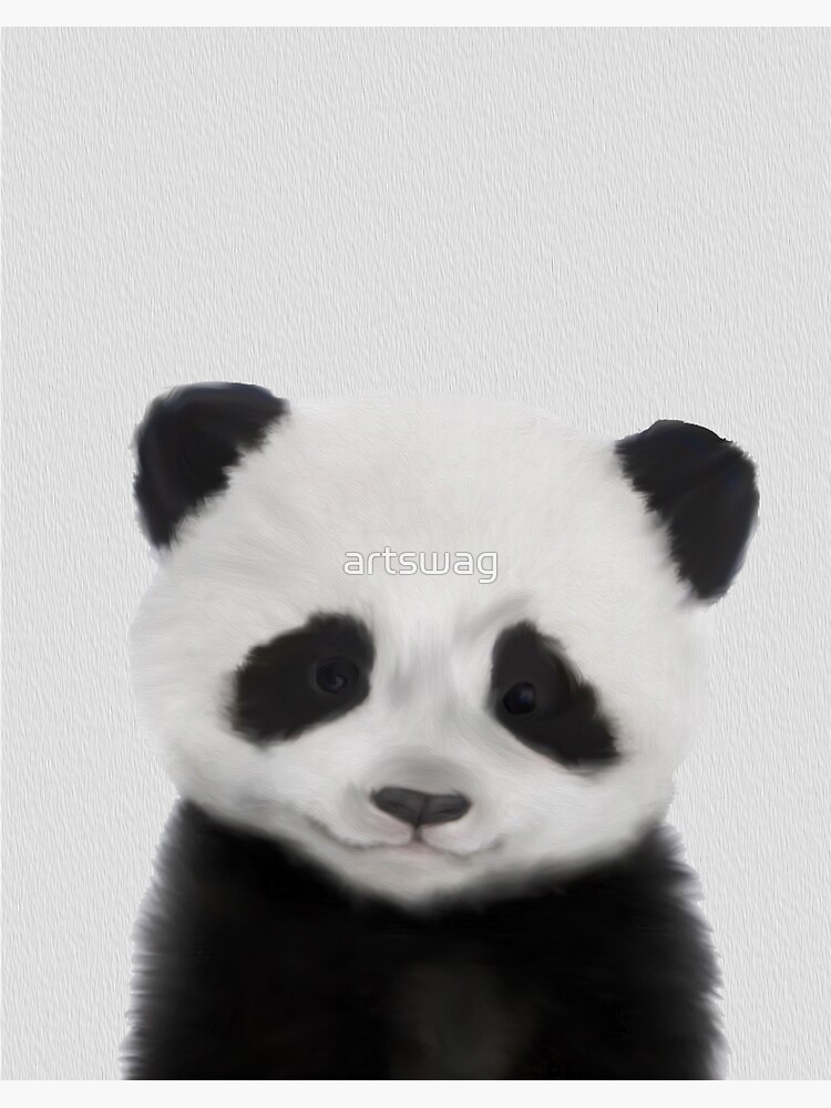 Baby Panda Susse Tiere Grafik Art Galeriedruck Von Artswag Redbubble