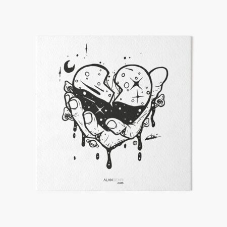 Take my heart and don't break it Art Board Print