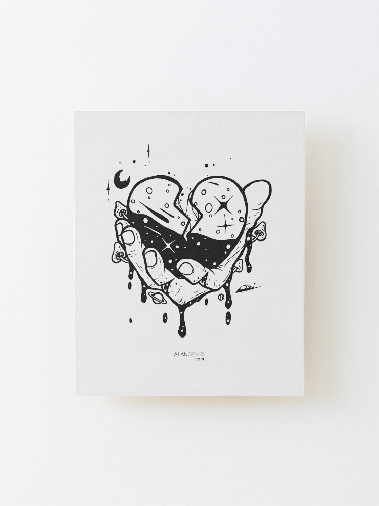 Alternate view of Take my heart and don't break it Mounted Print