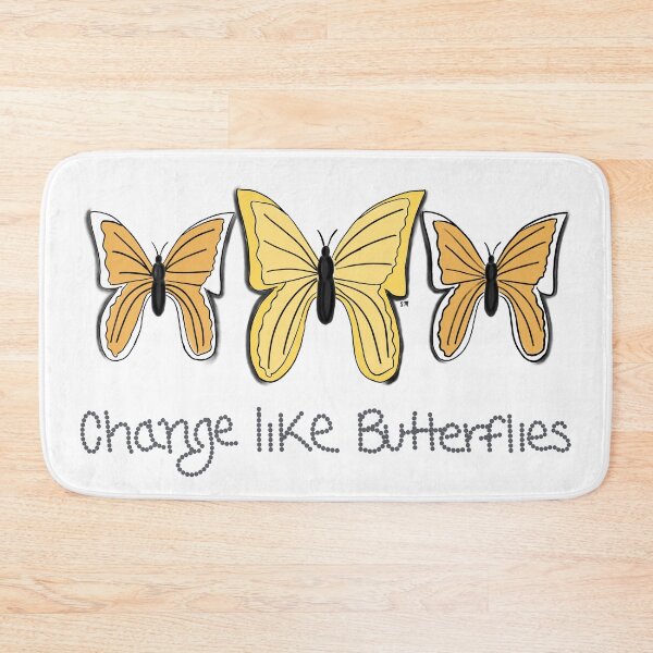 Item preview, Three Yellow and Orange Butterflies - Distressed Botanical Butterfly designed and sold by SMillustrations.
