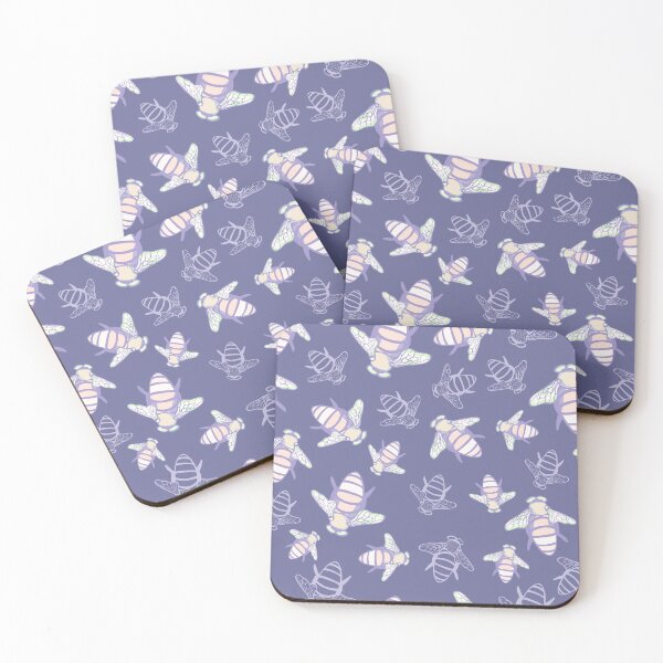 Item preview, Funky Bee Love - Modern Pastel Color Palette designed and sold by Sketchbook Designs.