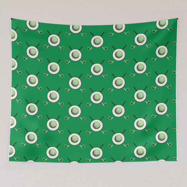 Item preview, Golf Ball Theme Pattern designed and sold by LushCatDesign.