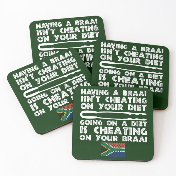 Item preview, Having a Braai Is Not Cheating On Your Diet designed and sold by d247.