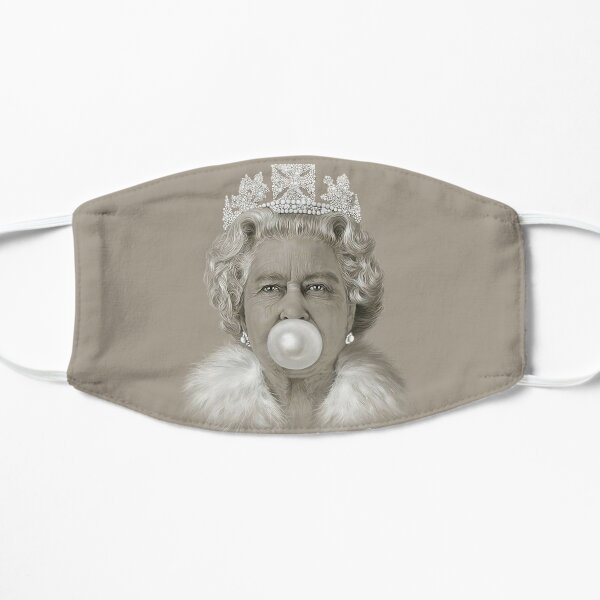 QUEEN ELIZABETH II - BLOWING BUBBLEGUM Mask