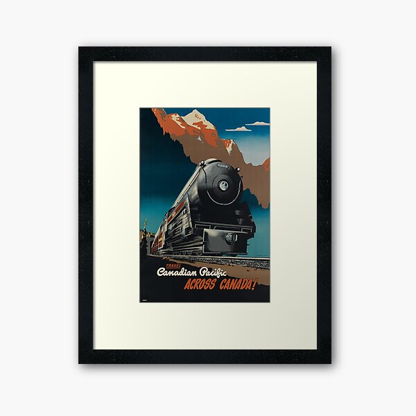 Item preview, Travel Canadain Pacific vintage travel poster designed and sold by stickart-marek.