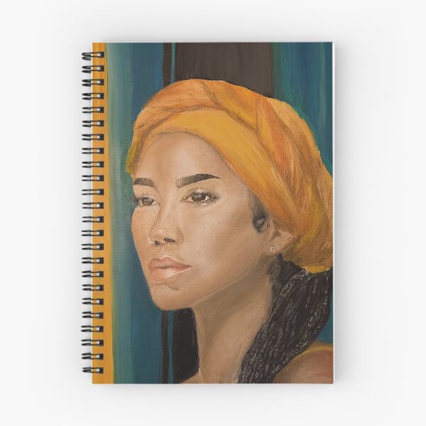 Item preview, Jhen,singer,soul,portrait,original,oil painting,chilombo,small,poster,print,art,artwork,woman,decor,dainty,lyrics,music,album art,cover designed and sold by spacesbydee.