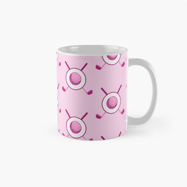 Item preview, Pink Golf Ball Theme Pattern designed and sold by LushCatDesign.