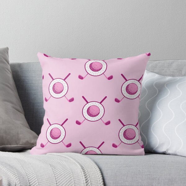 Item preview, Pink Golf Ball Theme Pattern designed and sold by LushCatDesign.