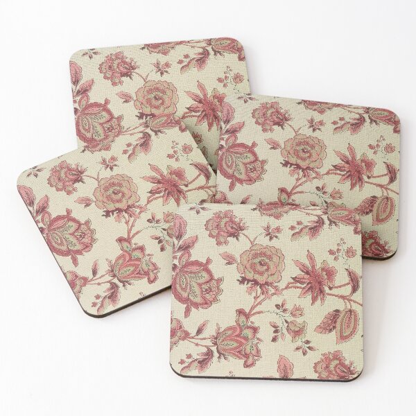 Item preview, Antique French Floral Wallpaper Artwork designed and sold by FuzzyHoney.