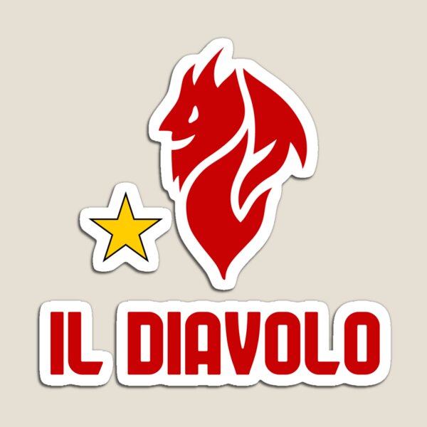 Aperçu de l'œuvre Il Diavolo milan créée et vendue par VRedBaller.