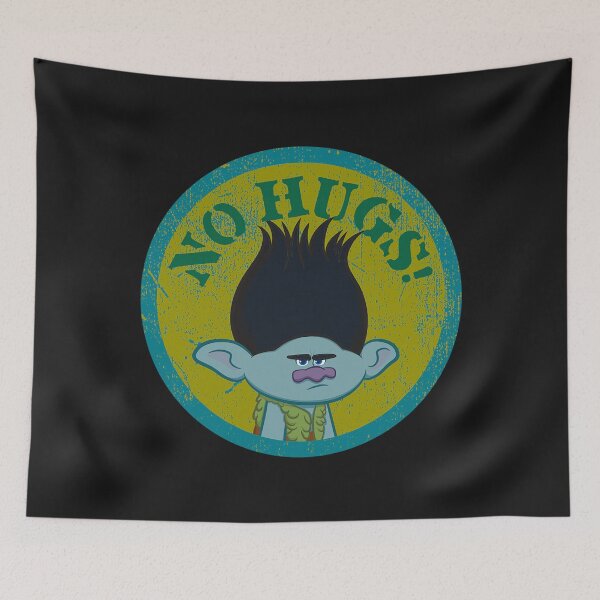 Item preview, No Hugs Troll designed and sold by mydesigns15.