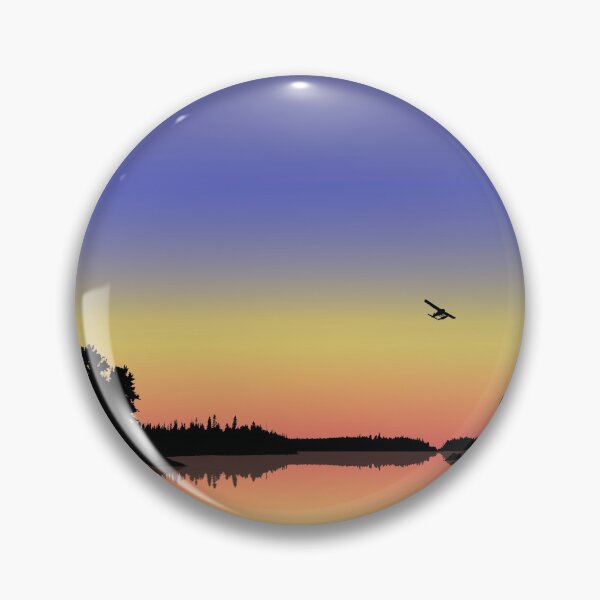 Item preview, Beaver over lake at dusk. designed and sold by map985.