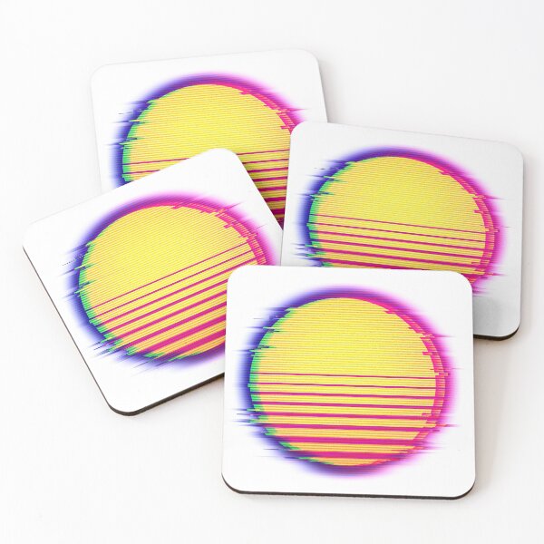 Item preview, Retro Sun Vaporwave Synthwave Glitch Aesthetic designed and sold by CoitoCG.