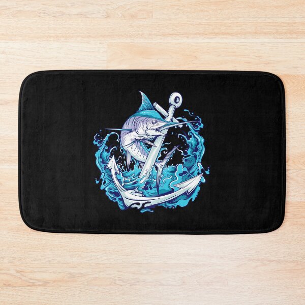 Item preview, Marlin Fishing And Anchor designed and sold by Vector Scout Lab.