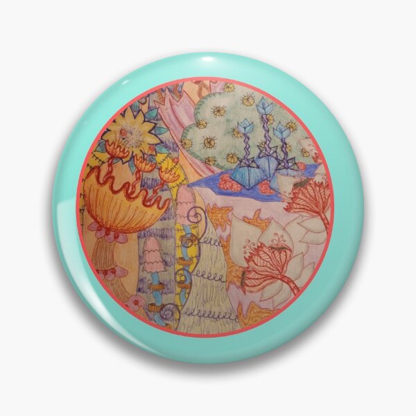 Item preview, Trippy Forest Circle Print! designed and sold by The Rage Garden.