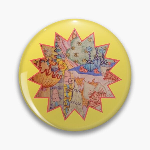 Item preview, Trippy Forest Sharp Star Print! designed and sold by The Rage Garden.
