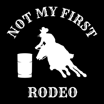 Artwork thumbnail, Not My First Rodeo Barrel Racing by EstelleStar
