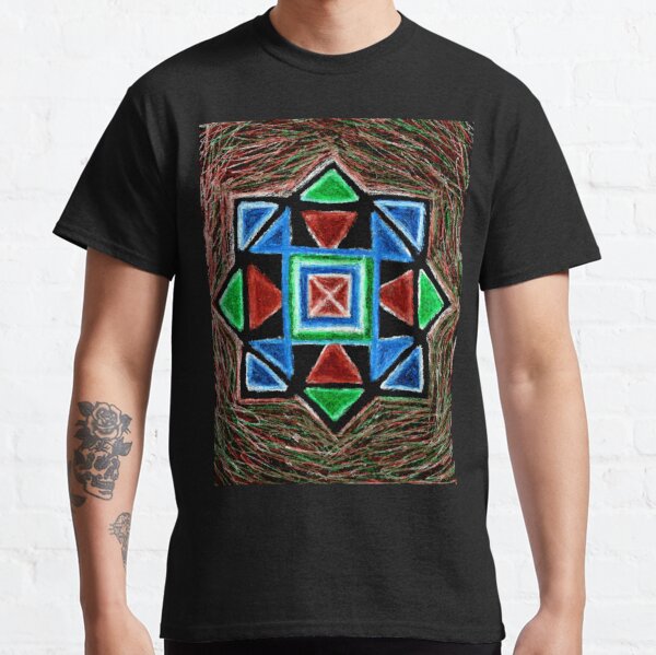Geometric Earthy Mandala Classic T-Shirt