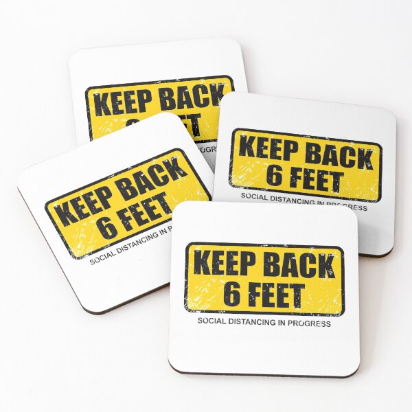 Item preview, Keep Back 6 Feet - Social distancing in progress designed and sold by polygrafix.