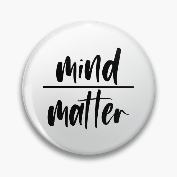 Item preview, Mind Over Matter Motivational Quote designed and sold by maniacfitness.