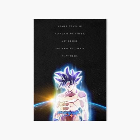 Art Mural Sur Le Theme Goku Instinct Ultra Redbubble