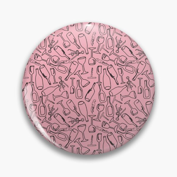 Item preview, Wine Time (pink) designed and sold by NickiPost.