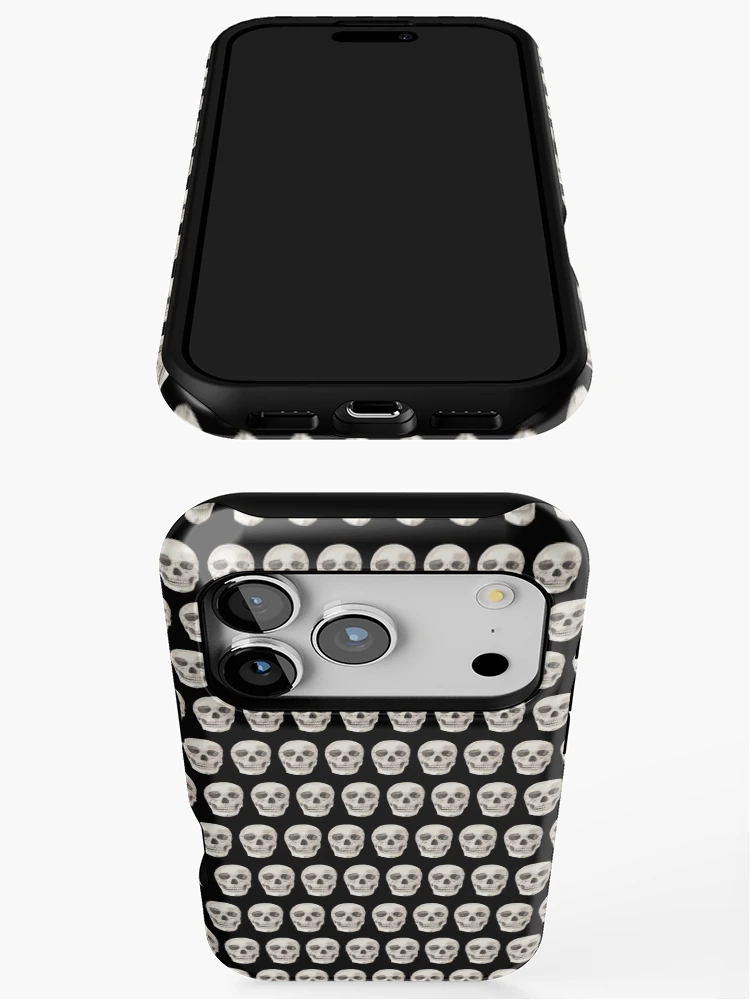 Thumbnail 3 of 4, iPhone Case, Skull Pattern designed and sold by MyTribePatterns.