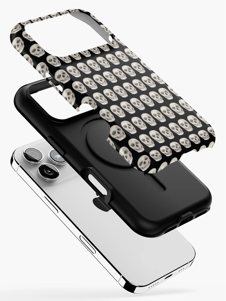 Thumbnail 2 of 4, iPhone Case, Skull Pattern designed and sold by MyTribePatterns.
