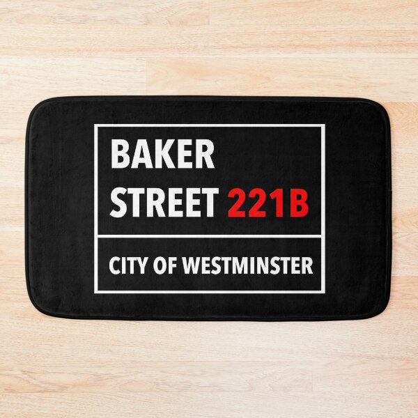 Item preview, 221B Baker Street T Shirt In The Style Of A Street Sign designed and sold by JukeLox.
