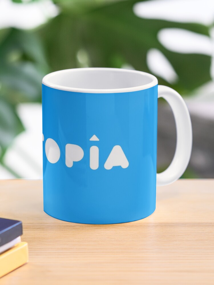 Taza de café con la obra Logo de Biotopía, diseñada y vendida por Biotopía Shop