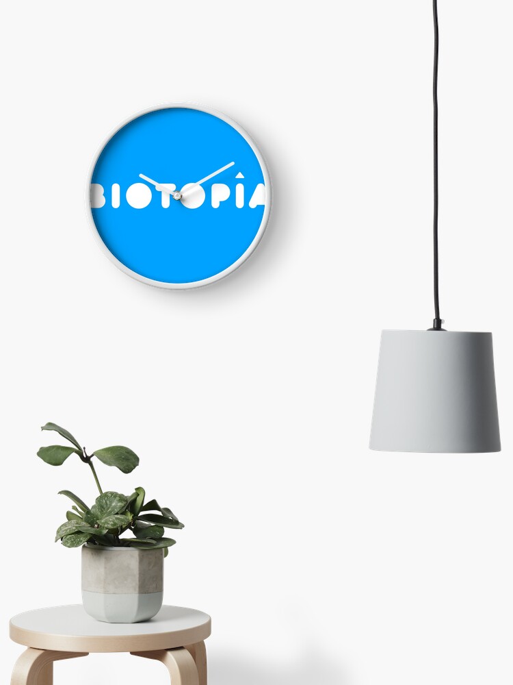 Reloj con la obra Logo de Biotopía, diseñada y vendida por Biotopía Shop